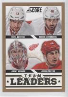 Team Leaders - Pavel Datsyuk, Henrik Zetterberg, Jimmy Howard, Jordin Tootoo