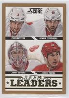 Team Leaders - Pavel Datsyuk, Henrik Zetterberg, Jimmy Howard, Jordin Tootoo