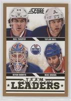 Team Leaders - Nail Yakupov, Taylor Hall, Devan Dubnyk, Mike Brown