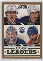 Team Leaders - Nail Yakupov, Taylor Hall, Devan Dubnyk, Mike Brown