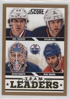 Team Leaders - Nail Yakupov, Taylor Hall, Devan Dubnyk, Mike Brown