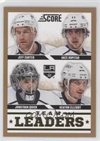 Team Leaders - Jeff Carter, Anze Kopitar, Jonathan Quick, Keaton Ellerby