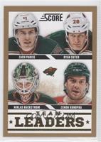 Team Leaders - Zach Parise, Ryan Suter, Niklas Backstrom, Zenon Konopka