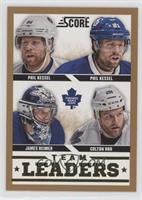 Team Leaders - Phil Kessel, James Reimer, Colton Orr