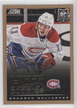 2013-14 Score - [Base] - Gold #624 - Hot Rookies - Brendan Gallagher