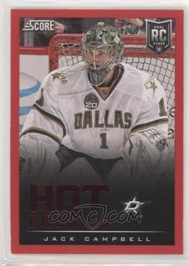 2013-14 Score - [Base] - Red #612 - Hot Rookies - Jack Campbell