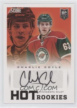 2013-14 Score - [Base] - Signatures #609 - Hot Rookies - Charlie Coyle