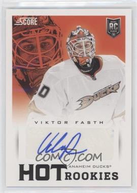 2013-14 Score - [Base] - Signatures #625 - Hot Rookies - Viktor Fasth [EX to NM]