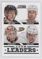 Team Leaders - Corey Perry, Ryan Getzlaf, Viktor Fasth