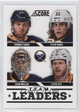 2013-14 Score - [Base] #553 - Team Leaders - Thomas Vanek, Tyler Ennis, Ryan Miller, Steve Ott