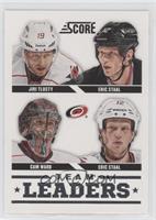 Team Leaders - Jiri Tlusty, Eric Staal, Cam Ward