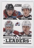 Team Leaders - P.A. Parenteau, Matt Duchene, Semyon Varlamov, Cody McLeod