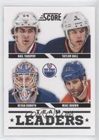 Team Leaders - Nail Yakupov, Taylor Hall, Devan Dubnyk, Mike Brown