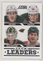 Team Leaders - Zach Parise, Ryan Suter, Niklas Backstrom, Zenon Konopka