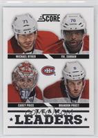 Team Leaders - Michael Ryder, P.K. Subban, Carey Price, Brandon Prust