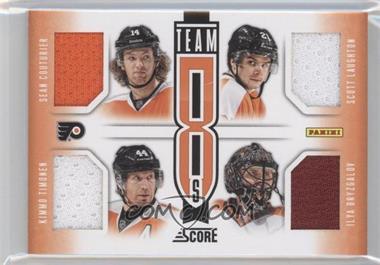 2013-14 Score - Team 8s Jerseys #T8-PA - Ilya Bryzgalov, Kimmo Timonen, Tomas Vokoun, Beau Bennett, Chris Kunitz, James Neal, Scott Laughton, Sean Couturier