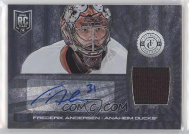 2013-14 Totally Certified - [Base] - Autograph Jerseys #191 - Rookie - Frederik Andersen