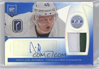 2013-14 Totally Certified - [Base] - Mirror Platinum Blue Autograph Prime Jerseys #171 - Rookie - Nicklas Jensen /10