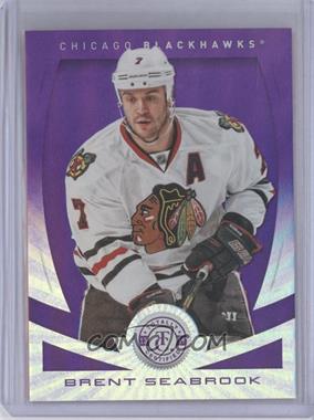 2013-14 Totally Certified - [Base] - Mirror Platinum Purple #74 - Brent Seabrook /35