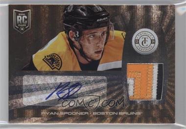 2013-14 Totally Certified - [Base] - Platinum Gold Autograph Patches #193 - Rookie - Ryan Spooner /10