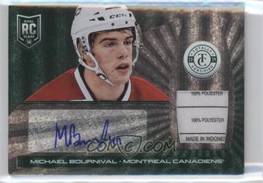 2013-14 Totally Certified - [Base] - Platinum Green Autograph Tags #249 - Rookie - Michael Bournival /5