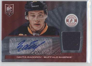 2013-14 Totally Certified - [Base] - Platinum Red Autograph Jerseys #250 - Rookie - Nikita Zadorov /50