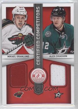 2013-14 Totally Certified - Certified Competitors Dual Jerseys - Red #CC-GC - Mikael Granlund, Alex Chiasson