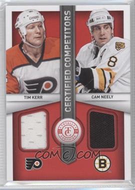 2013-14 Totally Certified - Certified Competitors Dual Jerseys - Red #CC-KN - Tim Kerr, Cam Neely
