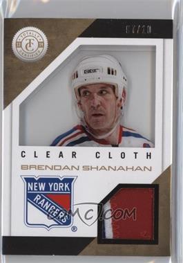 2013-14 Totally Certified - Clear Cloth Jerseys - Gold Patch #CL-BS - Brendan Shanahan /10