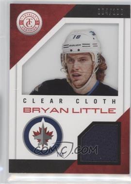 2013-14 Totally Certified - Clear Cloth Jerseys - Red #CL-BLI - Bryan Little /100