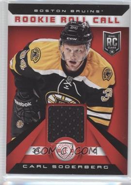 2013-14 Totally Certified - Rookie Roll Call - Red Jersey #RR-CSO - Carl Soderberg
