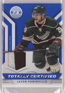 2013-14 Totally Certified - Totally Certified Materials - Blue Prime #TC-JPO - Jason Pominville /50