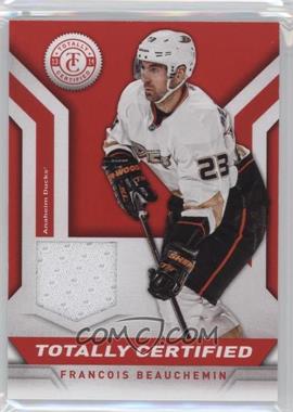 2013-14 Totally Certified - Totally Certified Materials - Red #TC-FB - Francois Beauchemin