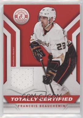 2013-14 Totally Certified - Totally Certified Materials - Red #TC-FB - Francois Beauchemin