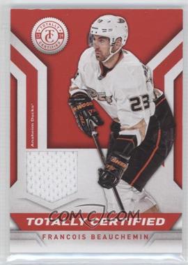 2013-14 Totally Certified - Totally Certified Materials - Red #TC-FB - Francois Beauchemin