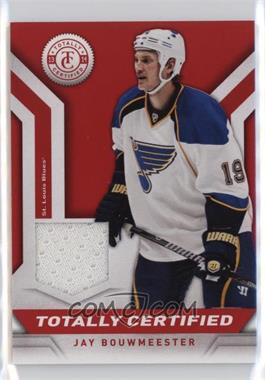 2013-14 Totally Certified - Totally Certified Materials - Red #TC-JBO - Jay Bouwmeester