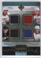 Seth Jones, Alex Galchenyuk, Beau Bennett, J.T. Miller #/50