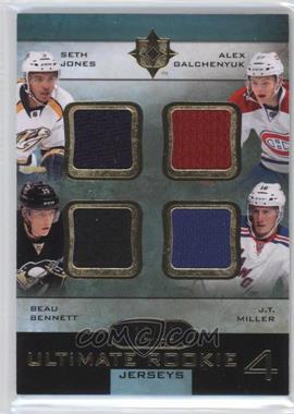 2013-14 Ultimate Collection - Ultimate Rookie Jerseys 4 #URJ4-USA - Seth Jones, Alex Galchenyuk, Beau Bennett, J.T. Miller /50