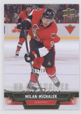 2013-14 Upper Deck - [Base] - UD Exclusives #405 - Milan Michalek /100