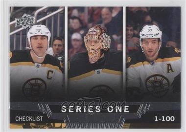 2013-14 Upper Deck - [Base] #199 - Patrice Bergeron, Zdeno Chara, Tuukka Rask