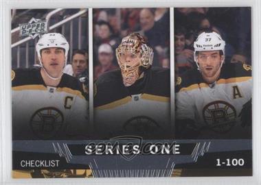 2013-14 Upper Deck - [Base] #199 - Patrice Bergeron, Zdeno Chara, Tuukka Rask