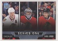 Patrick Kane,, Corey Crawford, Brent Seabrook