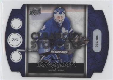 2013-14 Upper Deck - Clear Cut Stoppers #CCS-34 - Felix Potvin /100