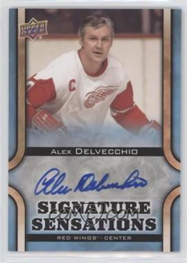 2013-14 Upper Deck - Signature Sensations #SS-DE - Alex Delvecchio