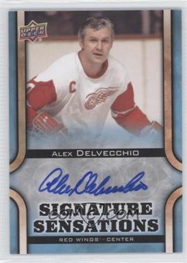 2013-14 Upper Deck - Signature Sensations #SS-DE - Alex Delvecchio