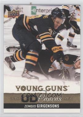 2013-14 Upper Deck - UD Canvas #C232 - Young Guns - Zemgus Girgensons