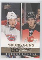 Young Guns Checklist - Alex Galchenyuk, Sean Monahan