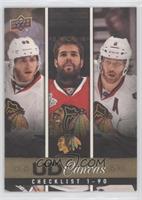 Patrick Kane, Corey Crawford, Duncan Keith