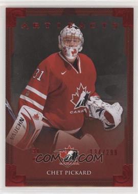 2013-14 Upper Deck Artifacts - [Base] - Ruby #129 - Team Canada - Chet Pickard /299