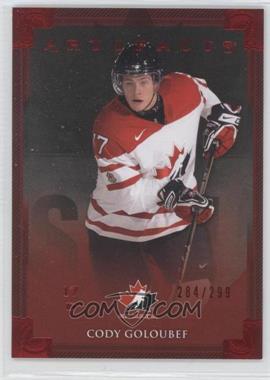 2013-14 Upper Deck Artifacts - [Base] - Ruby #130 - Team Canada - Cody Goloubef /299